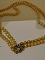 Antique string of pearls with a beautiful clasp