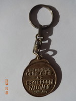 Our heritage from the time of the occupation from the Esztergom palace - bronze commemorative medal with key ring