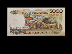 5000 Rupiah - Indonesia - 1992 - still valid special banknote!