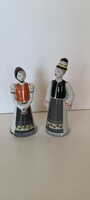 Couple of boy and girl in Hollóháza folk costume