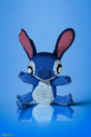 Hand-crocheted stitch fairy tale character using the amigurumi technique