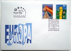 F4542-3 / 2000 europa stamp series on fdc