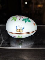 Antique Herend Victoria pattern small egg