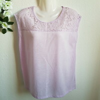 New, size 40 purple, lace sleeveless T-shirt, blouse