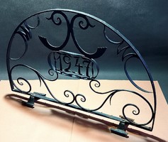 Antik 80 cm kovácsoltvas  kályha paraván  tűzfogó ALKUDHATÓ !