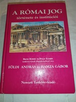 András Földi - Gábor Hamza: the history and institutions of Roman law