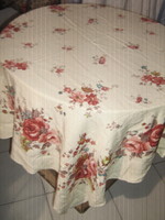 Beautiful vintage English rose tablecloth