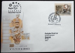 Ff4924 / 2008 famous Hungarians - károly knezich stamp ran on fdc