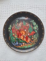 Ruslan and Ludmilla Russian legend decorative plate