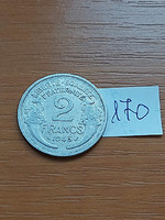France 2 francs 1945 alu. 170