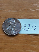 Usa 1 cent 1974 / s, san francisco, abraham lincoln, copper-zinc 320