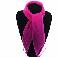New pink chiffon scarf