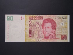 Argentína 20 Pesos 2018 Unc