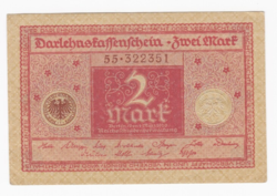 Two brand banknotes Berlin 1920