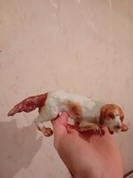 Herend porcelain dog Irish setter restored