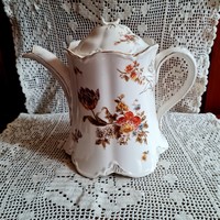 Antique faience bonn tea pot, jug