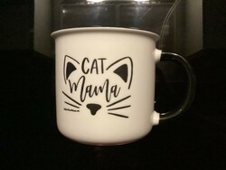 Cica,macska cat design  teás csésze,bögre 2 db