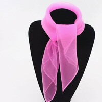 New, pink chiffon shawl, scarf
