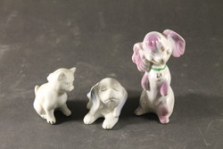 Porcelán kutyák, macska 711