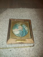 Antique picture of Jesus, with a copper plate.