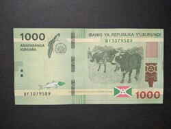 Burundi 1000 Francs 2021 Unc