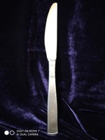 Knife with silver (Swedish 830) handle, stainless steel blade.