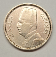 Egypt v. György .833 Silver piastre 1929. (H/47)