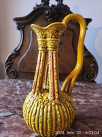 Zsolnay tiger glazed jug