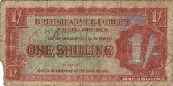 1 shilling Anglia Katonai Military 2. széria