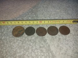 5 coins, 3 coins, 4 coins, etc...