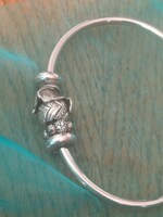 Silver bracelet with 