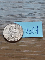 Usa 1 cent 2016 abraham lincoln zinc copper plated shield 1051