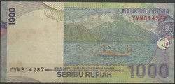 D - 057 -  Külföldi bankjegyek: 2007 Indonézia 1 000 rupia