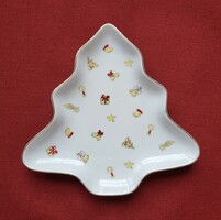 Tcm tchibo German porcelain Christmas plate bowl bowl in the shape of a pine tree