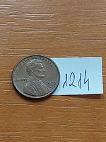 Usa 1 cent 1978 d, abraham lincoln, copper-zinc 1214