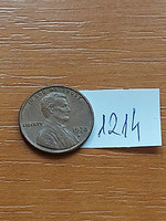 USA 1 CENT 1978  D,  Abraham Lincoln, Réz-Cink  1214