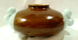 Marked, numbered art deco vase