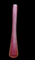 Beautiful torn pink single-strand flower vase
