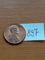 Usa 1 cent 1984 abraham lincoln zinc copper plated 897