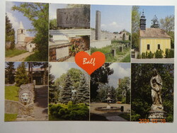 Régi postatiszta képeslap: Balf