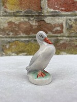 Aquincumi mini porcelán kacsa - liba figura