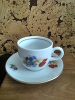 Kahla poppy coffee cup and plate
