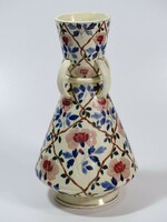 Nagyon szép  nagyméretű Rudolf Ditmar Znaim majolika váza