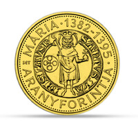 Mária Aranyforintja 50.000 Forint Piedfort 13.96 gr 20 mm Zárt bontatlan kapszulában 2014