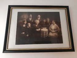 Old photo in a frame