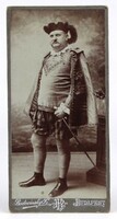 1Q279 photographer Pál Badovinsky: man in theater clothes, costume ~ 1900