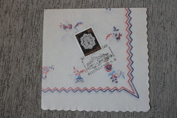 Napkin Keszthely stamp exhibition 1960
