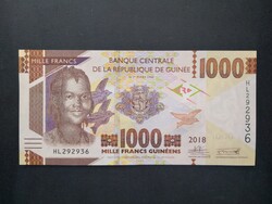 Guinea 1000 francs 2018 oz