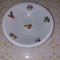 Plain vegetable pattern plate
