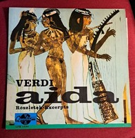 Lp vinyl vinyl record verdi aida.
